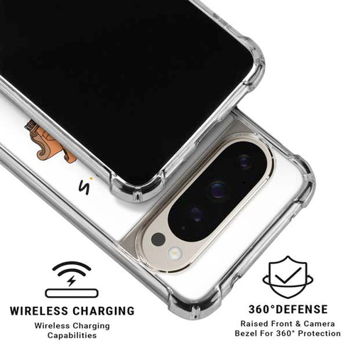 Warner Bros FRIENDS Couch Pixel 9/9 Pro Clear Case